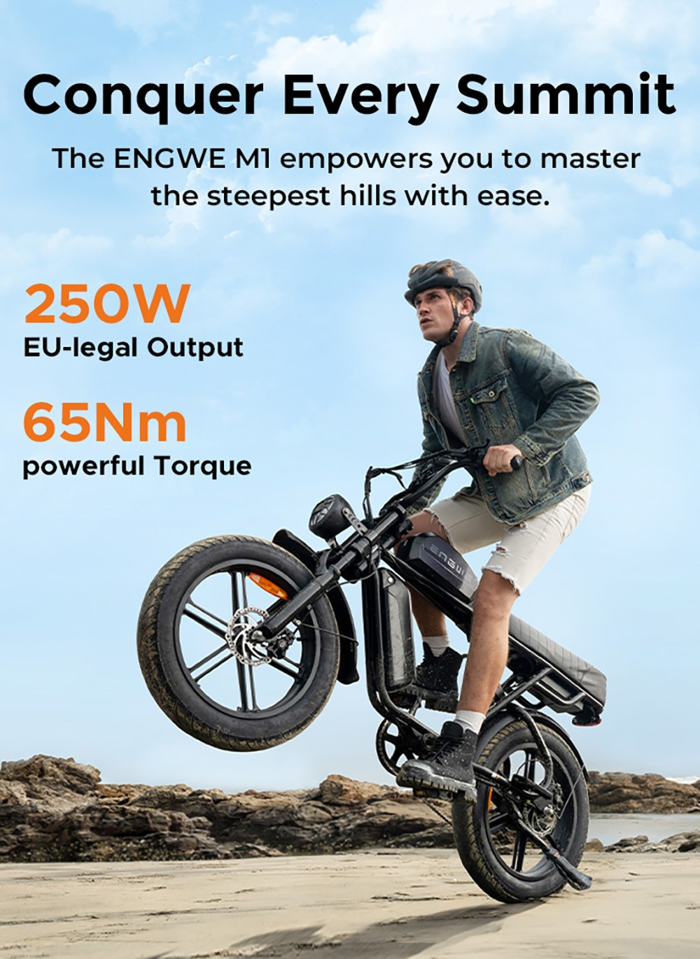 ENGWE elektrický bicykel M1 - 1x batéria 2